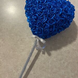 Blue Rose Heart Bouquet